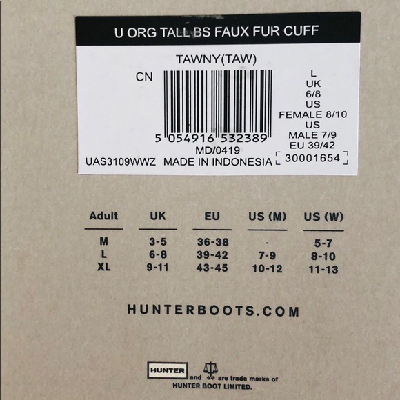 Hunter Original Faux Fur-Trim Boot Socks - Picture 4 of 5